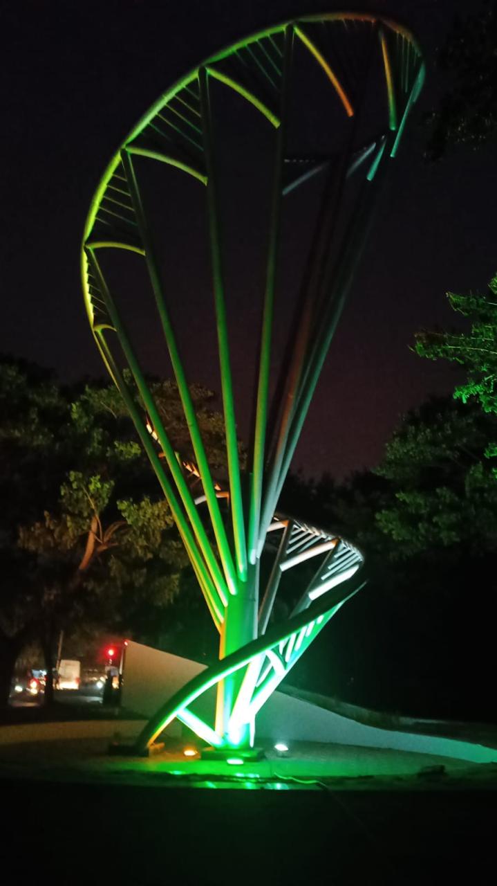 Amrit Minar sculpture in india.
